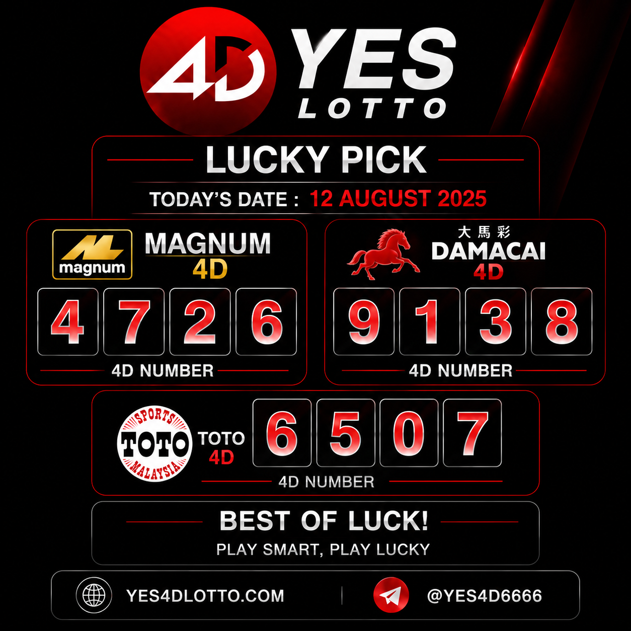 YES4D LUCKY PICK